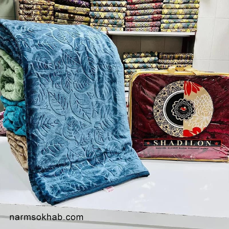 پتو شادیلون دونفره الوان + عمده — تصویر ۲