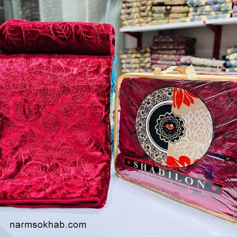 پتو شادیلون دونفره الوان + عمده — تصویر ۳