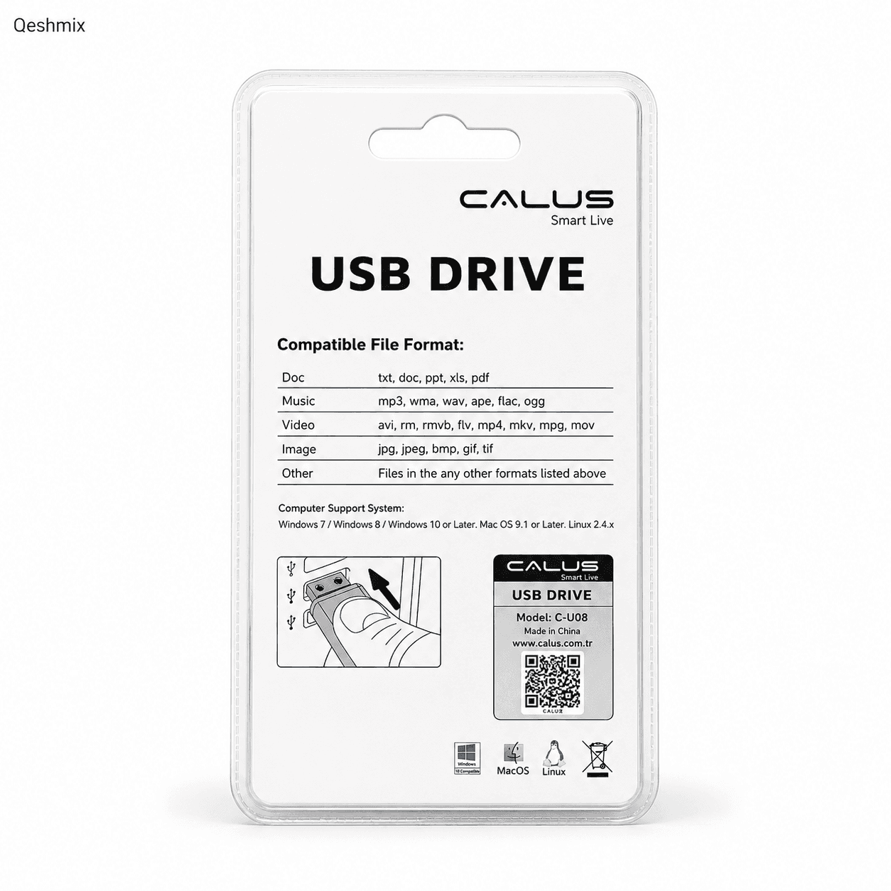 فلش مموری کالوس 8 گیگ USB 3.0 — تصویر ۳