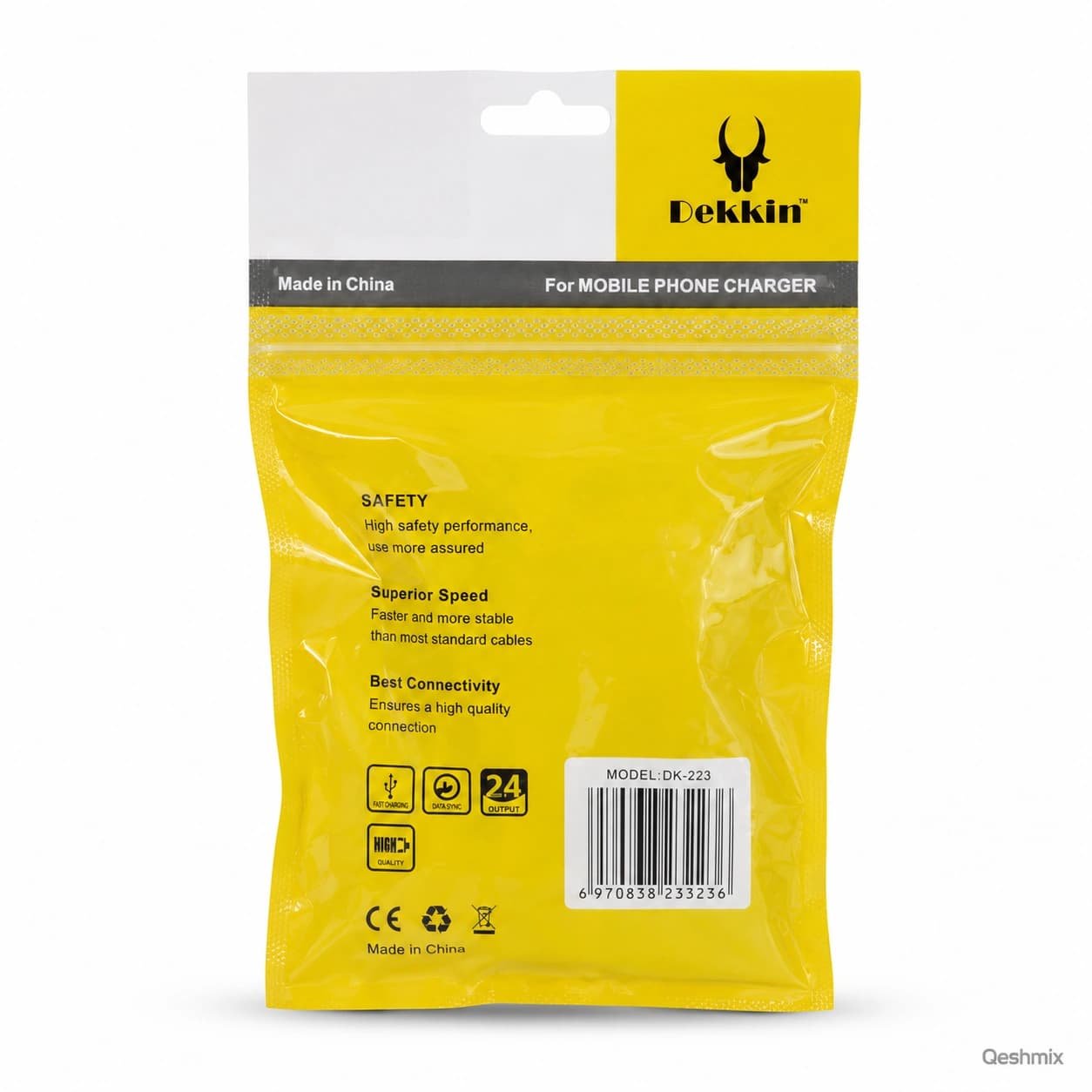 شارژر دیواری Dekkin به همراه کابل Type-C — تصویر ۳