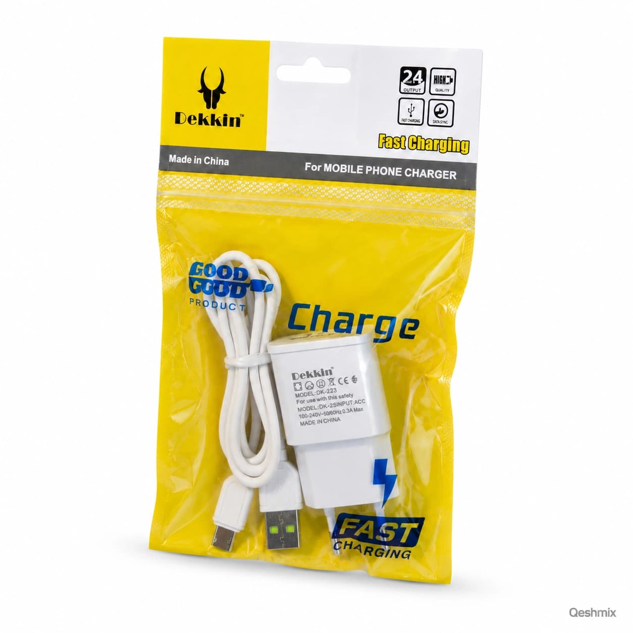 شارژر دیواری Dekkin به همراه کابل Type-C