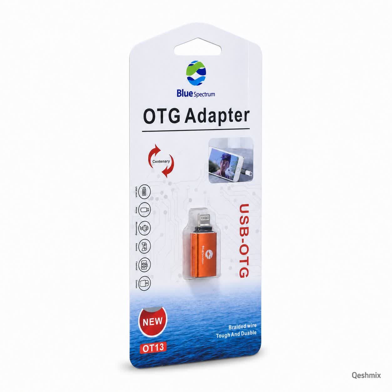 مبدل OTG لایتنینگ Blue Spectrum مدل OT13 — تصویر ۴
