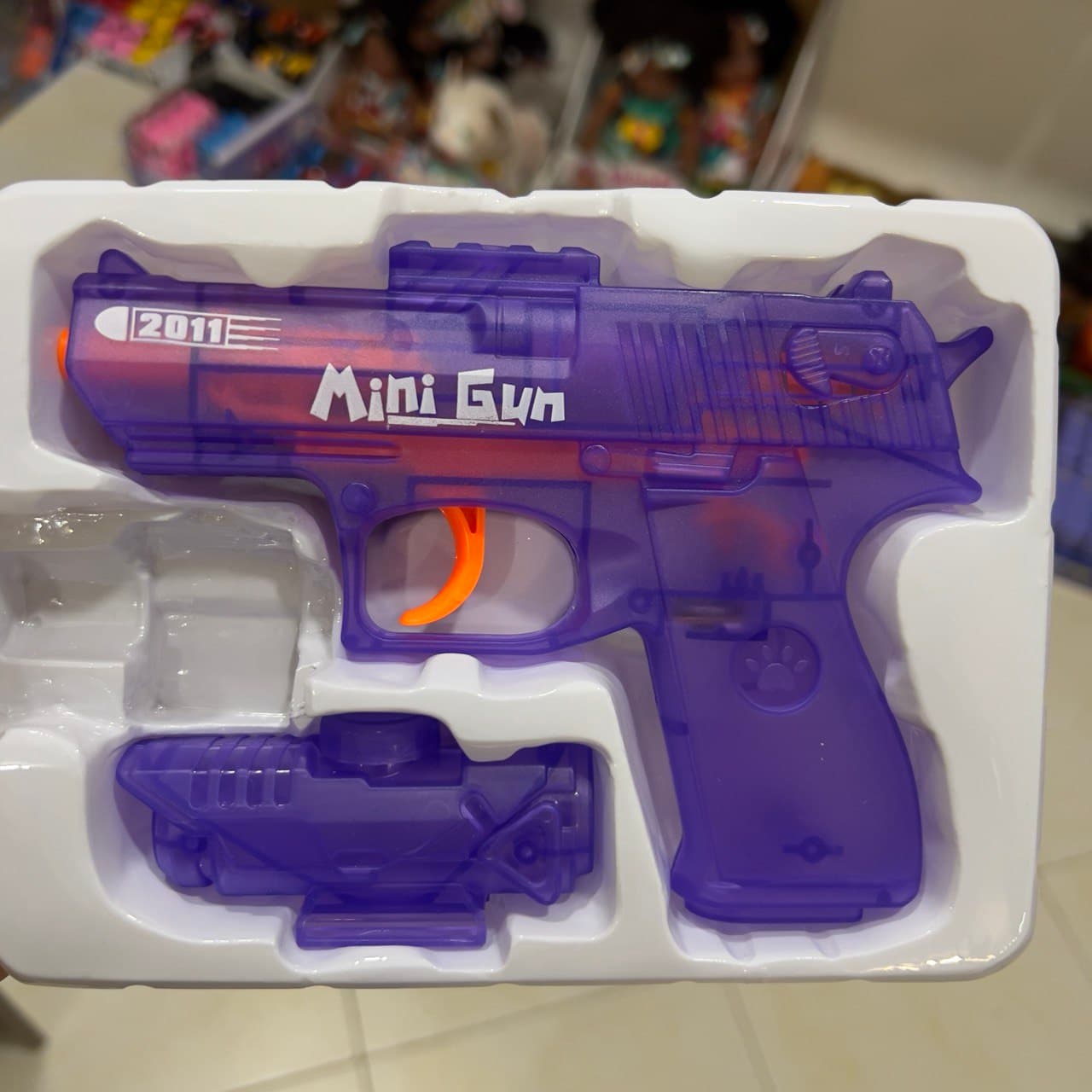 کلت شوتینگ mini gun آبی همراه دوربین کد 2011.1 شارژی | شهرام تویز — تصویر ۲