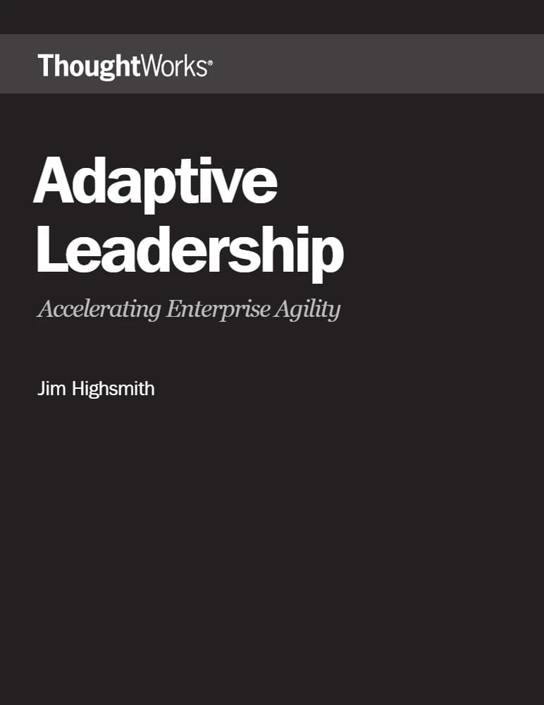 کتاب Adaptive Leadership (رهبری تطبیقی) اثر جیم های‌اسمیت نسخه PDF انگلیسی