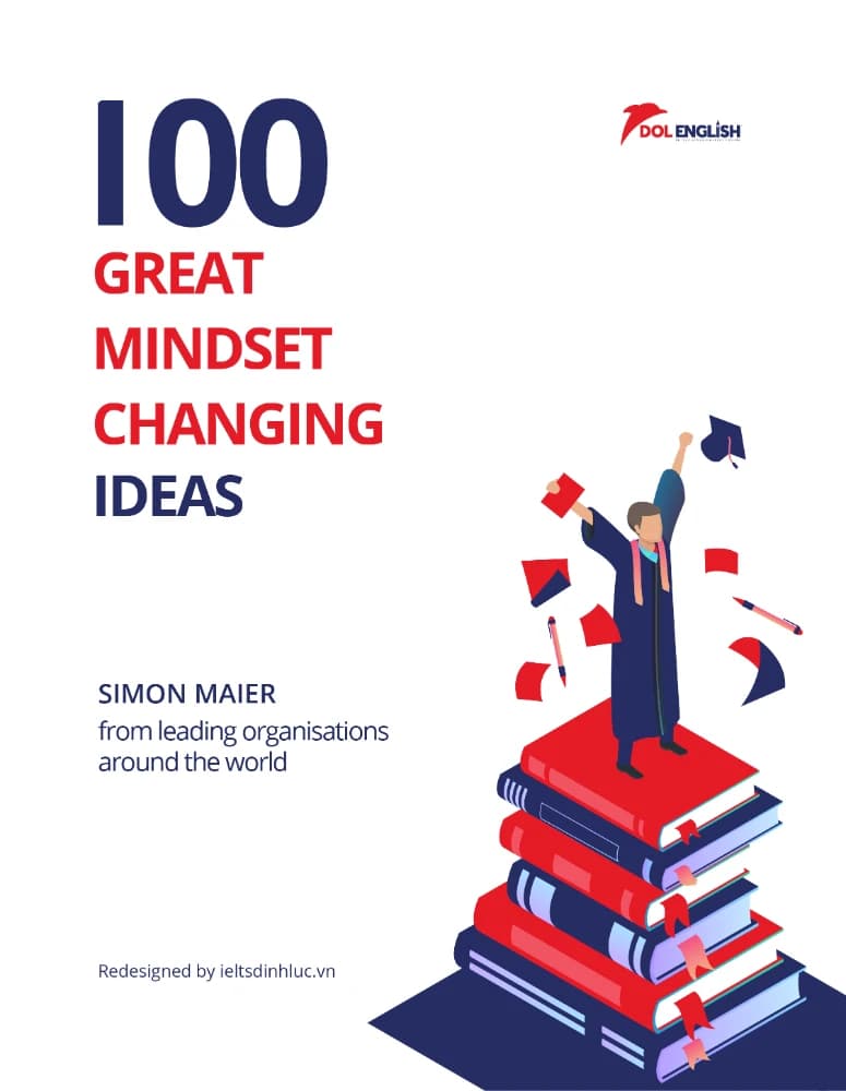 کتاب 100 Great Mindset-Changing Ideas (۱۰۰ ایده بزرگ برای تغییر نگرش) اثر سایمون مایر نسخه PDF انگلیسی