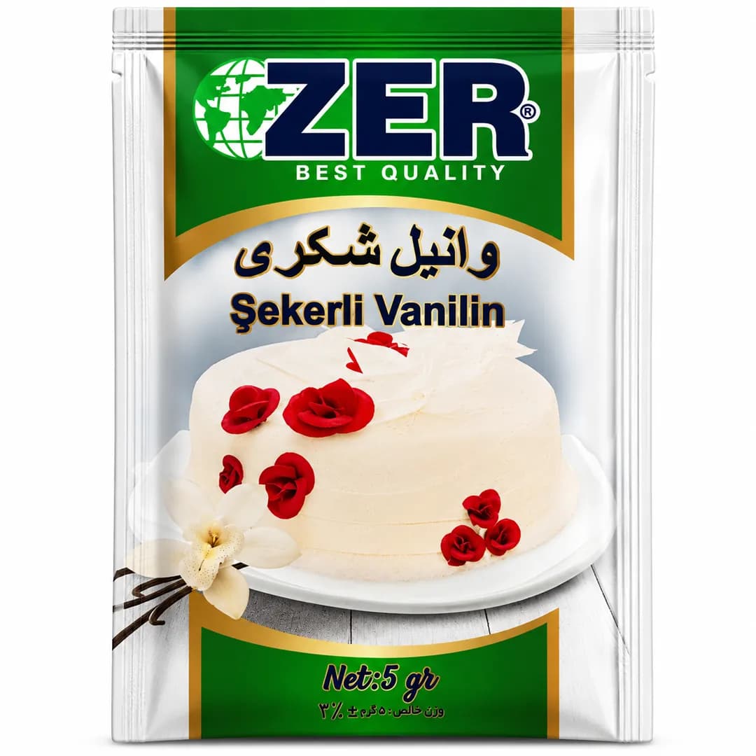وانیل شکری زیر 5 گرمی