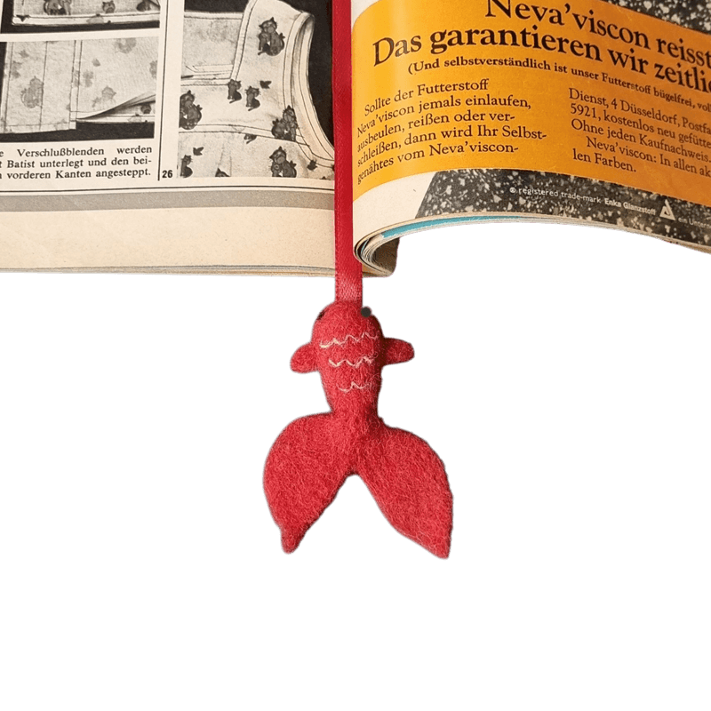 Fish design felt bookmark – Horfelt brand