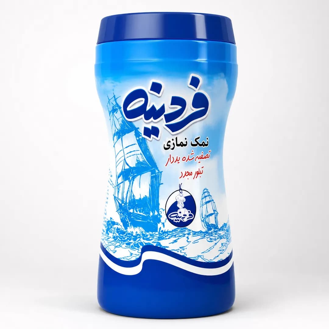 نمک یددار تصفیه شده فردینه 500 گرمی (تبلور مجدد)