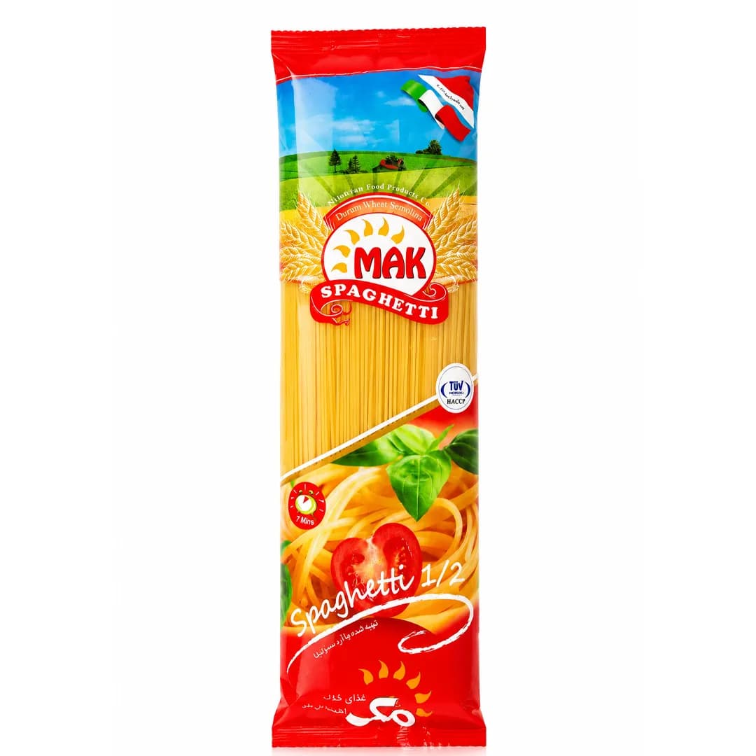 اسپاگتی مک قطر ۱.۲ وزن ۷۰۰ گرم