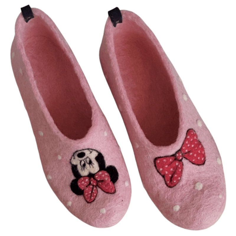 Mickey Mouse Felt Slippers – Hoorfelt Brand