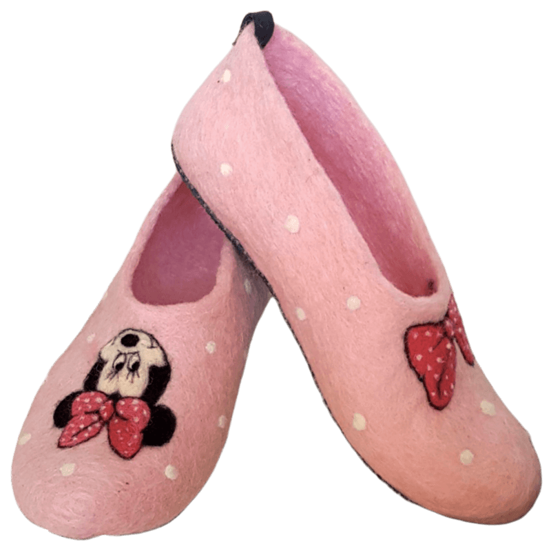 Mickey Mouse Felt Slippers – Hoorfelt Brand — تصویر ۳
