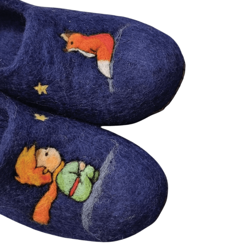 Little Prince Felt Slippers – Hoorfelt Brand — تصویر ۲