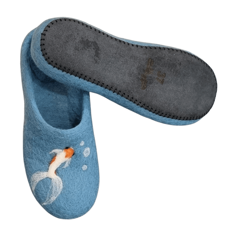 Felt Slippers Fish Design – Hoorfelt Brand — تصویر ۴