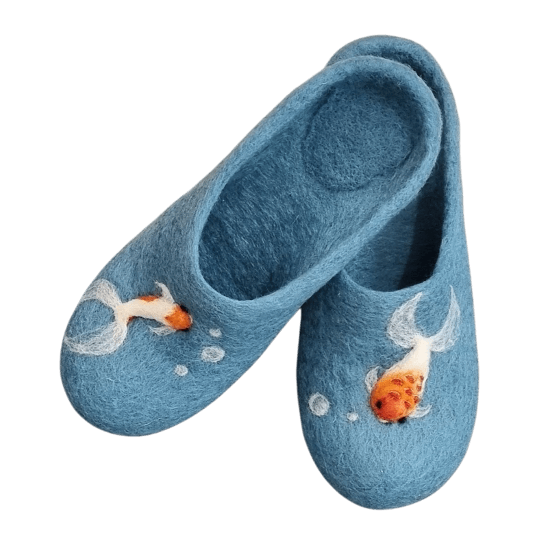 Felt Slippers Fish Design – Hoorfelt Brand — تصویر ۳