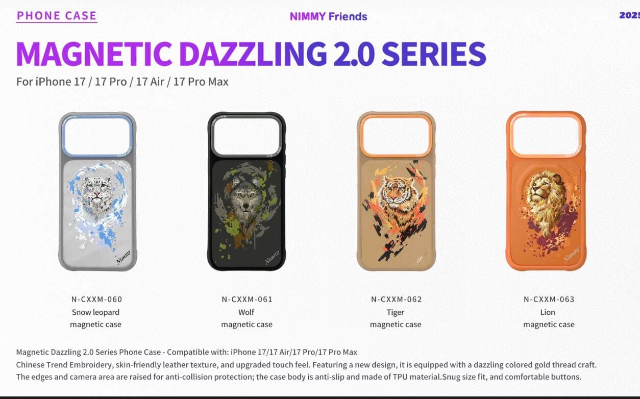 قاب گوشی ایفون c4403 nimmy magnetic dazzling — تصویر ۲