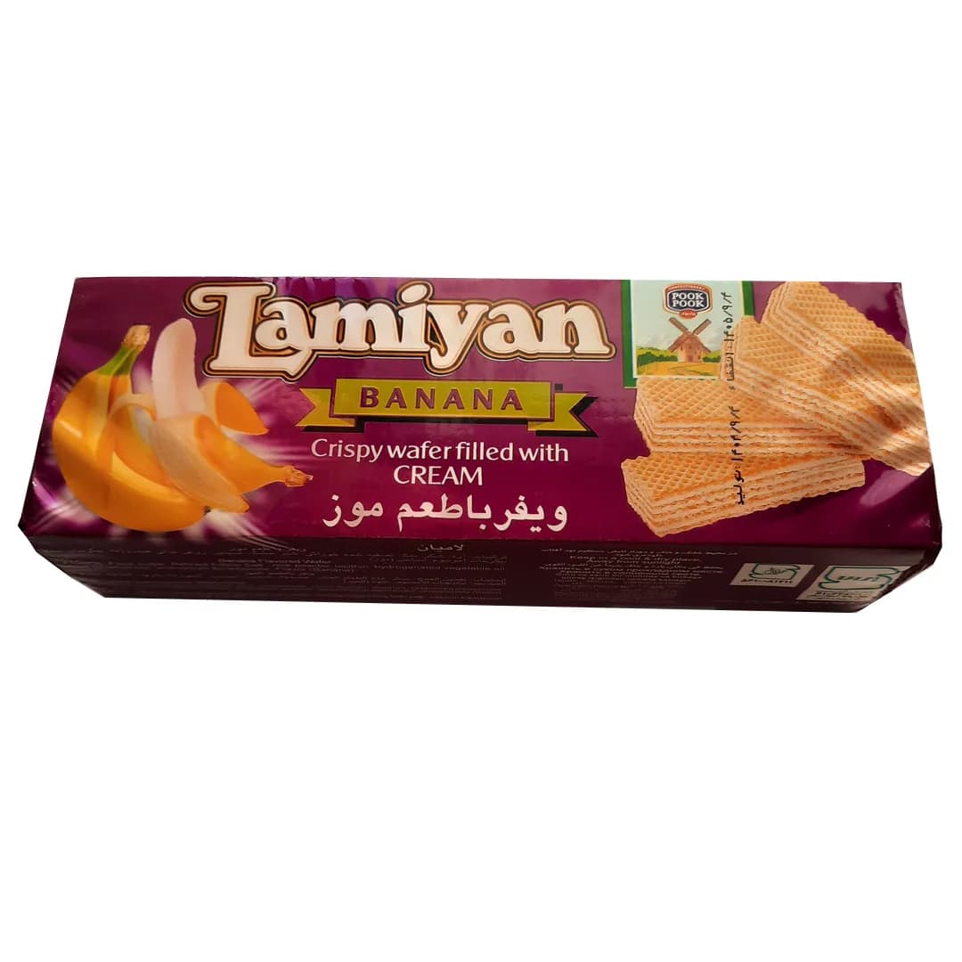 ویفر موزی پوک پوک لامیان – 160 گرم — تصویر ۲