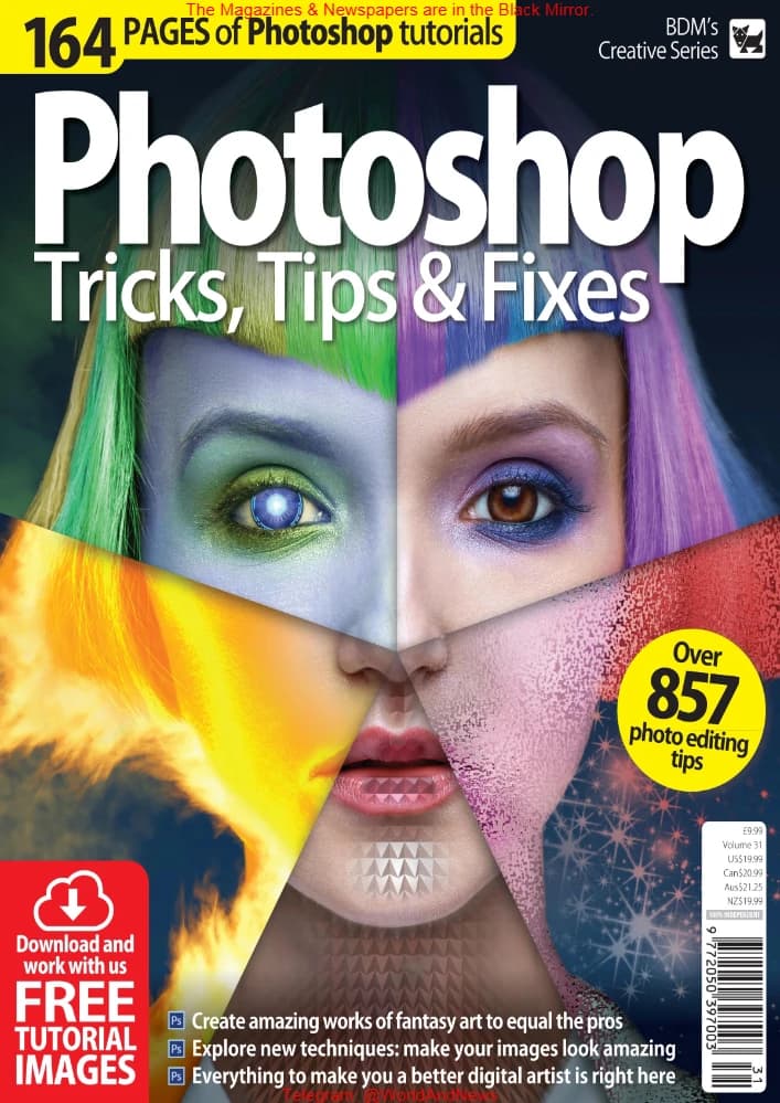 کتاب Photoshop Tricks & Tips (ترفندها و نکات فتوشاپ) نسخه انگلیسی PDF