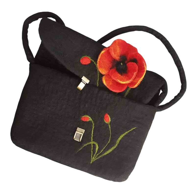 Felt Bag Poppy 3 – Hoorfelt Brand