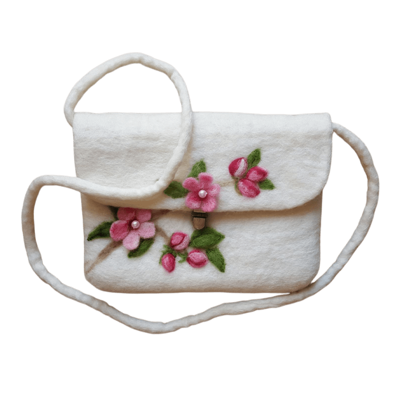 Blossom2 Design Felt Bag – Hoorfelt Brand