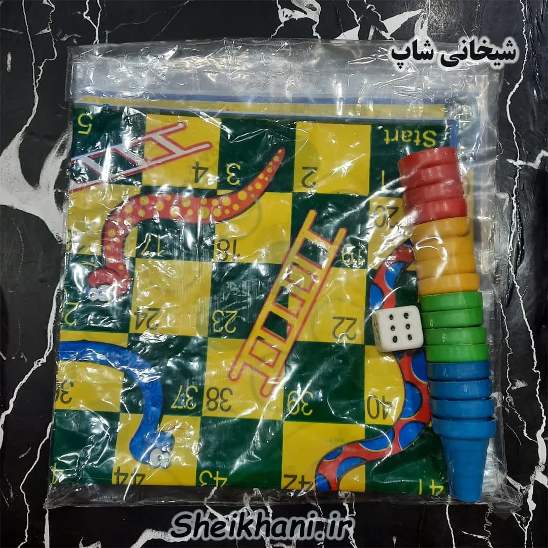 ست منچ و مارپله سفره ای ضد آب – مدل مسافرتی — تصویر ۳