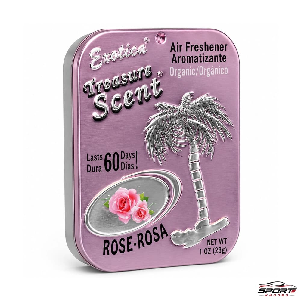 خوشبو کننده خودرو اگزاتیکا مدل کشویی رایحه Rose Rosa