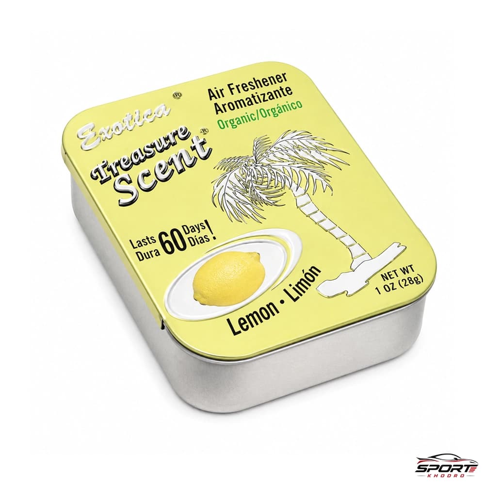 خوشبو کننده خودرو اگزاتیکا مدل کشویی رایحه لیمو – Lemon — تصویر ۲