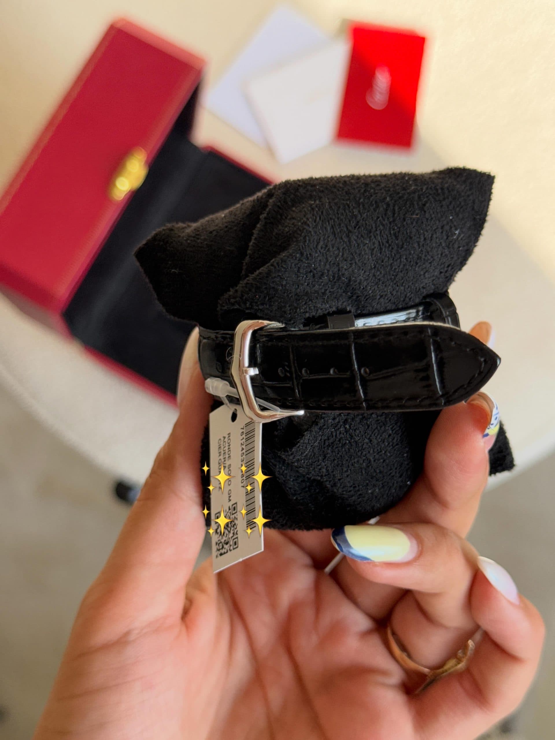 ساعت کارتیه چرم cartier — تصویر ۳