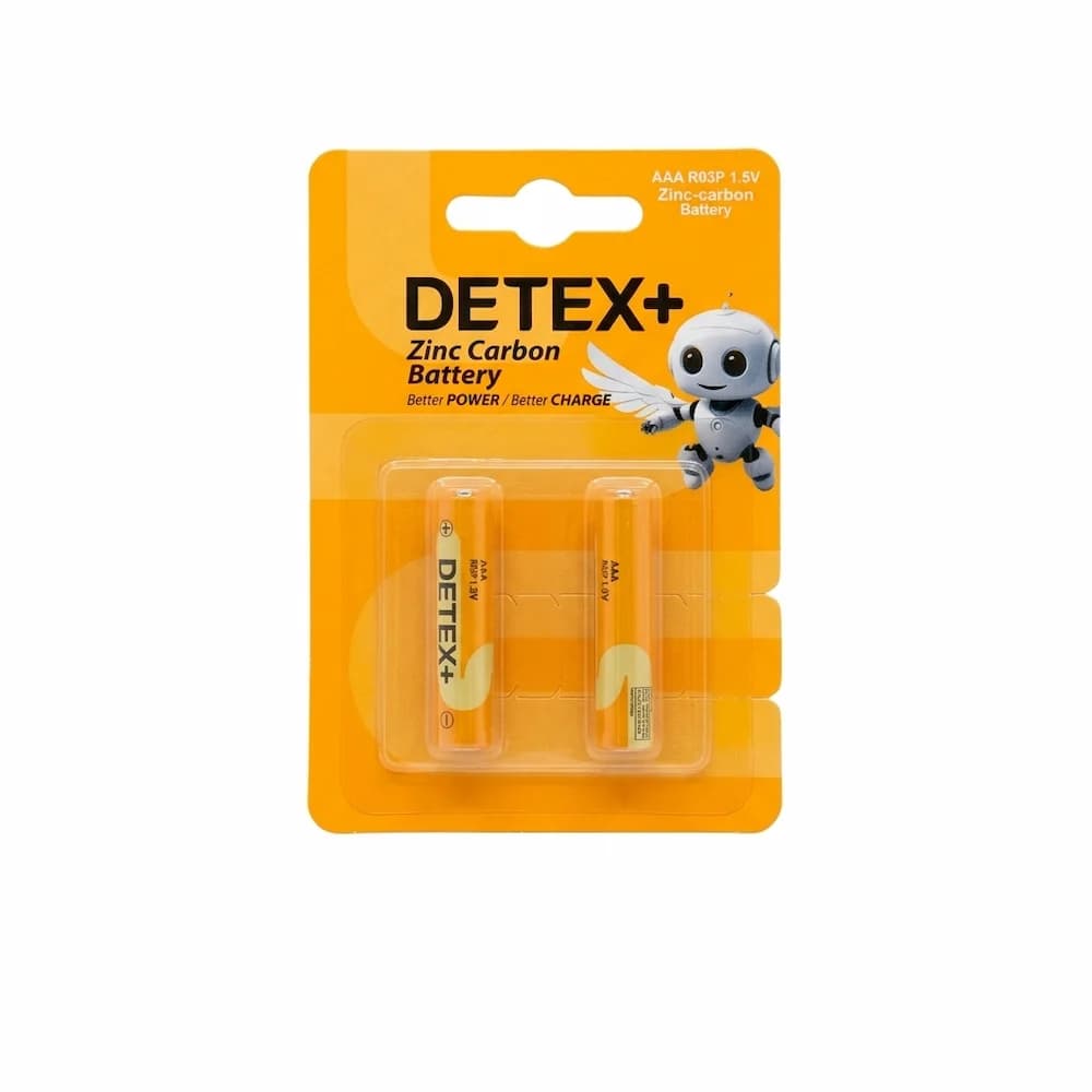 باتری نیم قلم+Detex