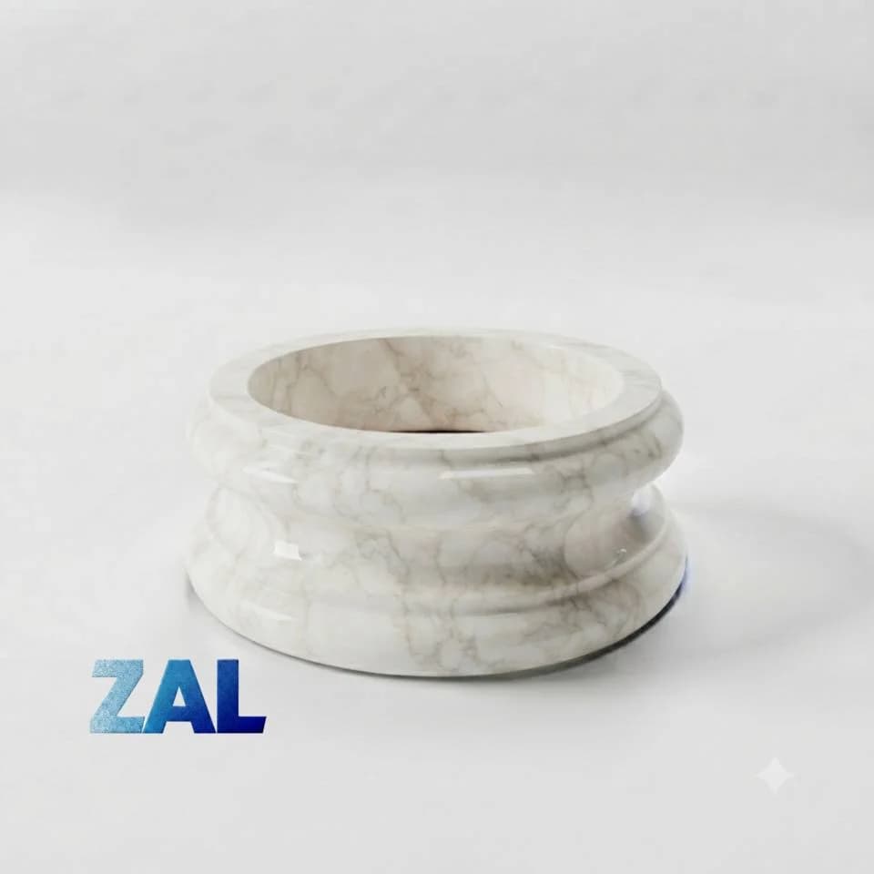 پایه ستون سنگی مرمریت سپیدان طرح A