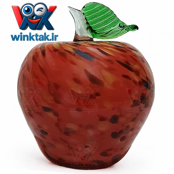 سیب شیشه ای دست ساز دکوری — تصویر ۷