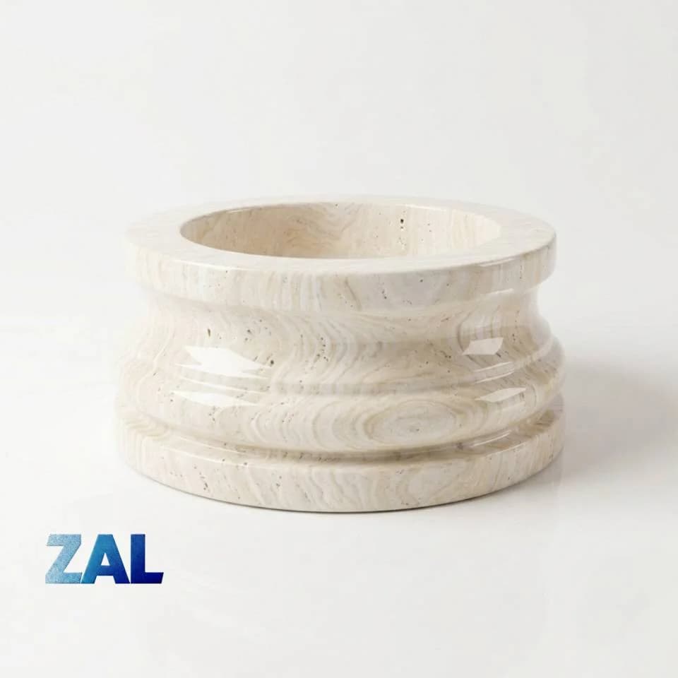 پایه ستون سنگی تراورتن عباس آباد طرح B