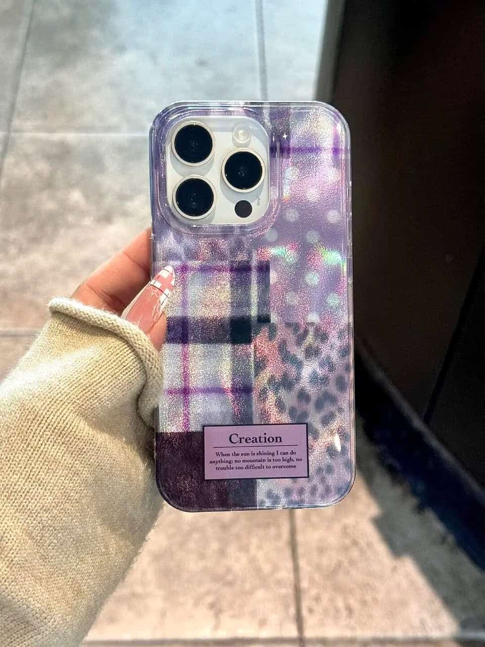 قاب گوشی Purple Creation C2237 | قاب بنفش فانتزی