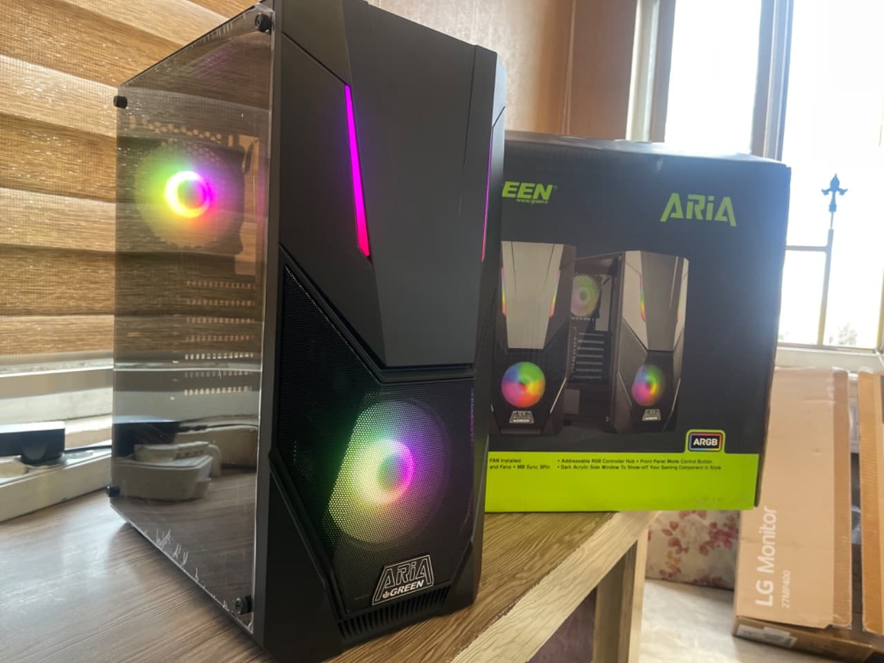 کیس گیمینگ-طراحی-اداری-خانگی نسل ۱۲ Core i5 با رم ۱۶ گیگ و گرافیک ۸ گیگ DDR5 کدZ2