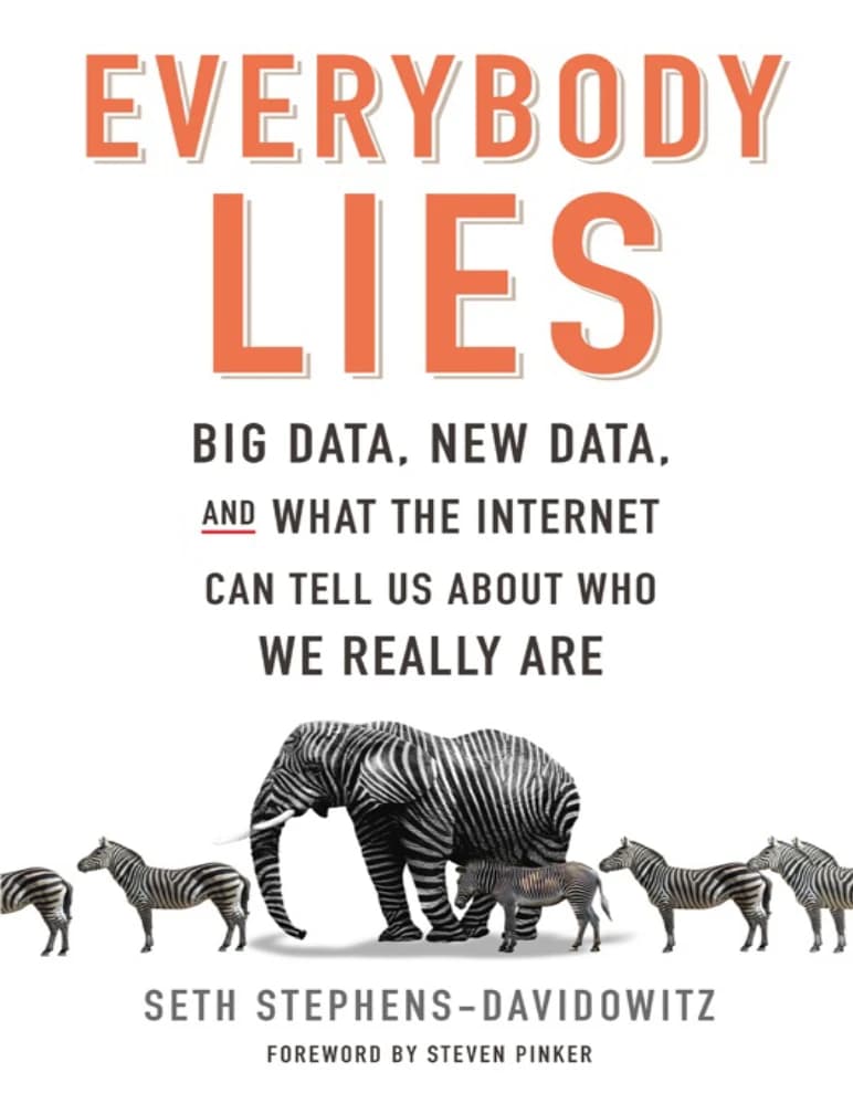 کتاب Everybody Lies (همه دروغ می‌گویند) نسخه انگلیسی PDF | سث استیونز-دیویدویتز (Seth Stephens-Davidowitz)