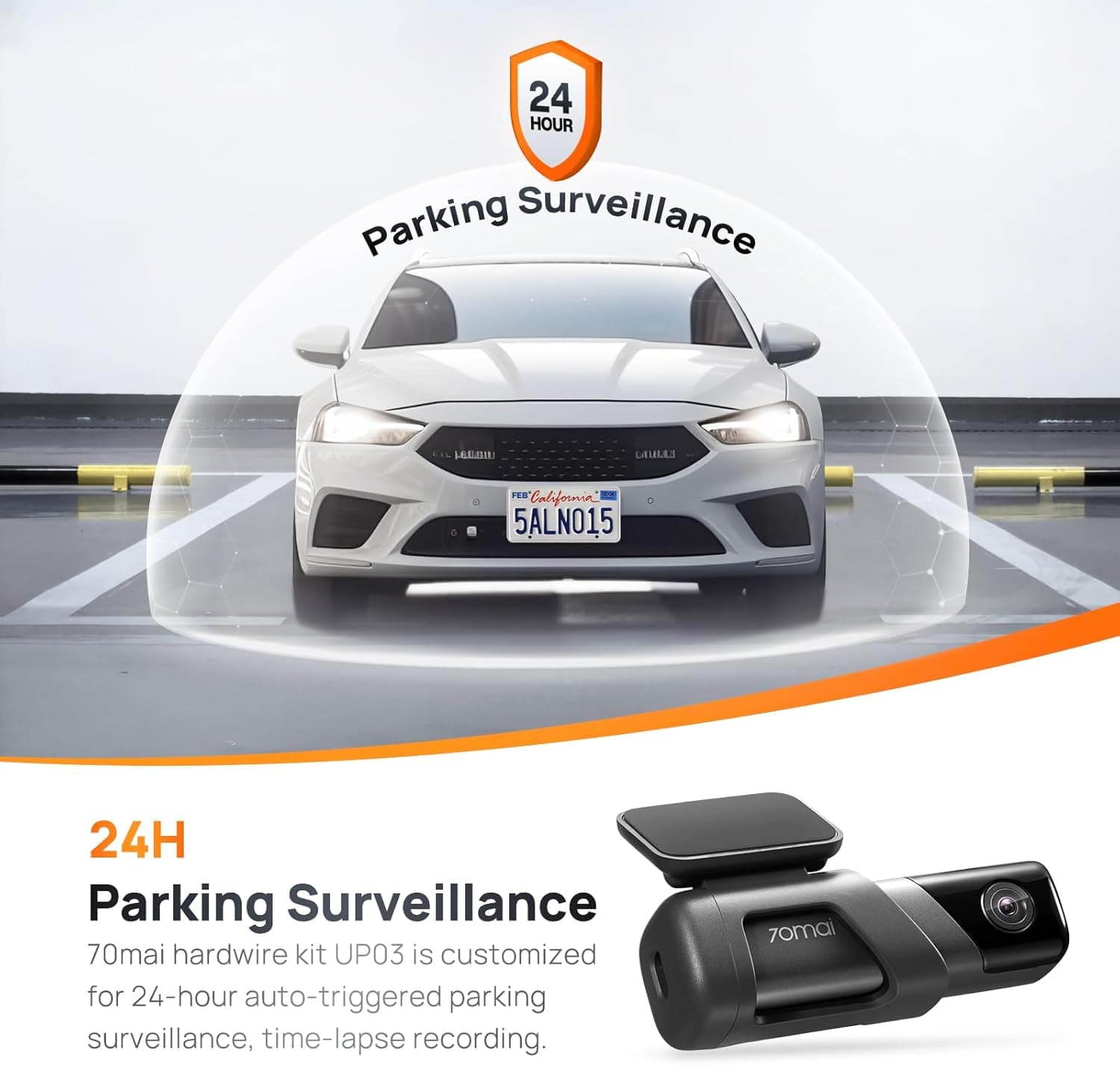 دوربین خودرو شیائومی مدل 70mai Dash Cam M500 — تصویر ۹