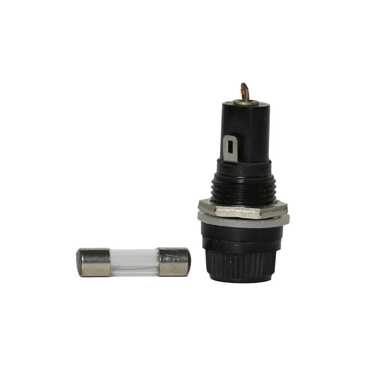 پایه فیوزشیشه ای تابلویی (Fuse Holder) | نگهدارنده فیوز شیشهای پیچی