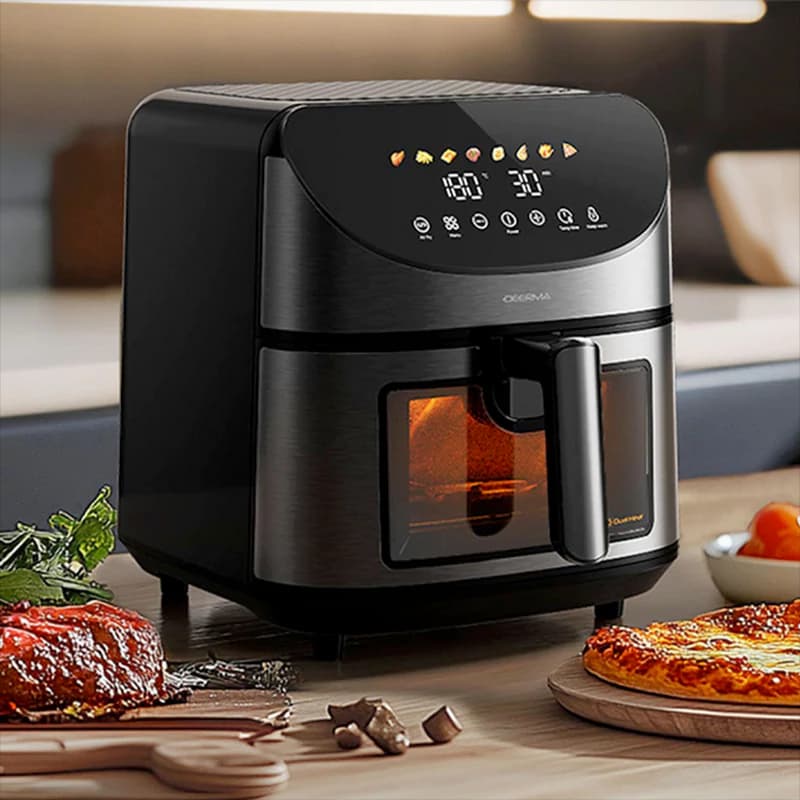 سرخ‌کن بدون روغن (ایرفرایر) شیائومی مدل Deerma Air Fryer 8L KZ150W — تصویر ۶