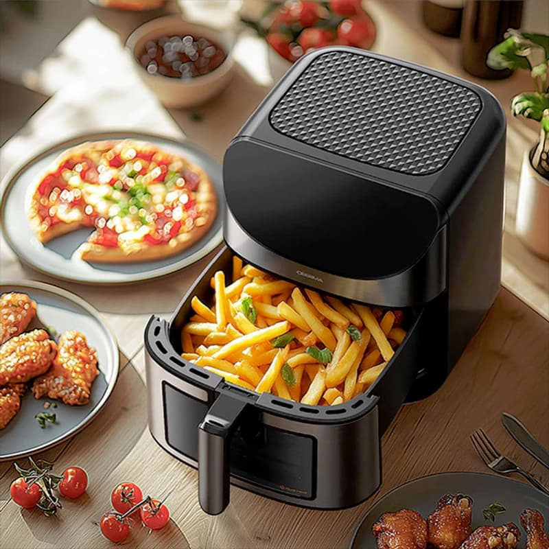 سرخ‌کن بدون روغن (ایرفرایر) شیائومی مدل Deerma Air Fryer 8L KZ150W — تصویر ۷