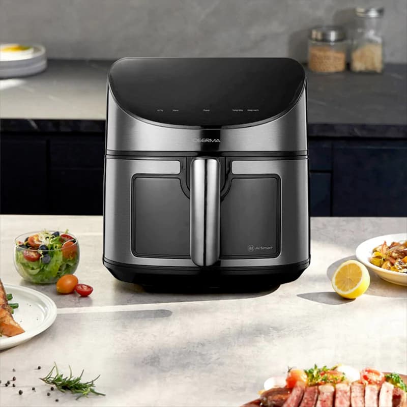 سرخ‌کن بدون روغن (ایرفرایر) شیائومی مدل Deerma Air Fryer 8L KZ150W — تصویر ۵