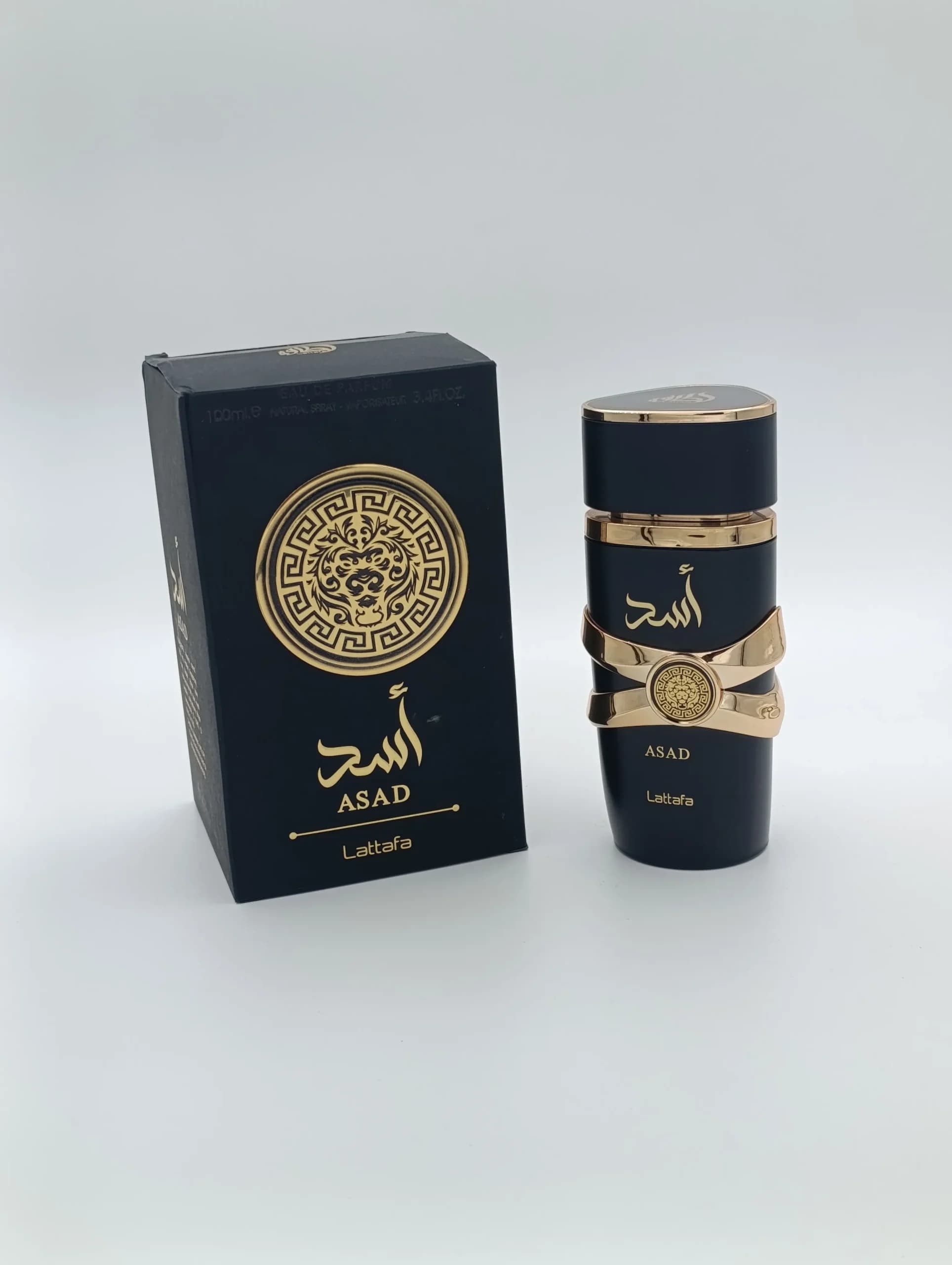ادو پرفیوم مردانه لطافه مدل اسد Lattafa Asad حجم ۱۰۰ میل | گرم، تند و کهربایی شرقی لوکس مشابه دیور ساواج الکسیر