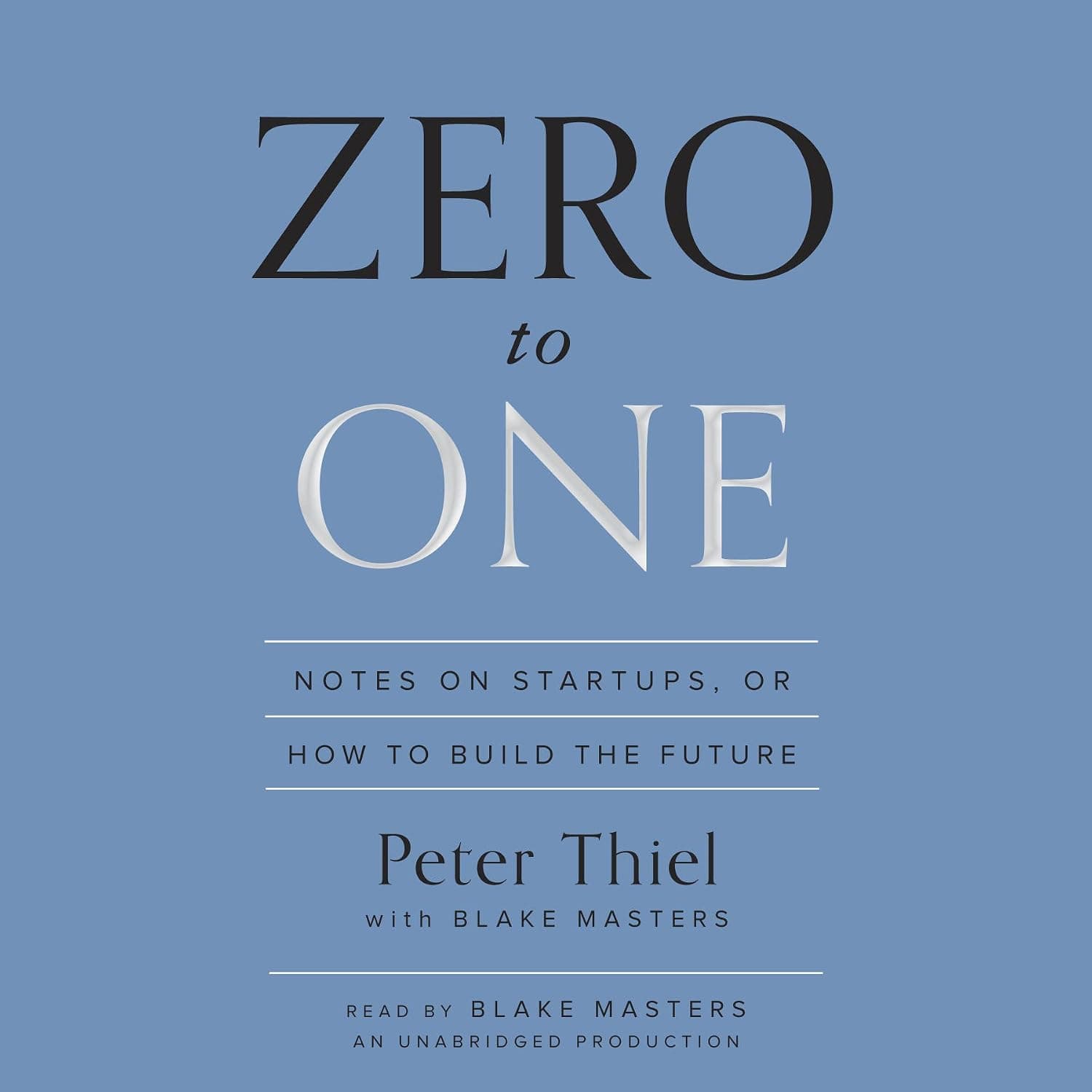 کتاب Zero to One: Notes on Startups, or How to Build the Future نسخه انگلیسی PDF | Peter Thiel