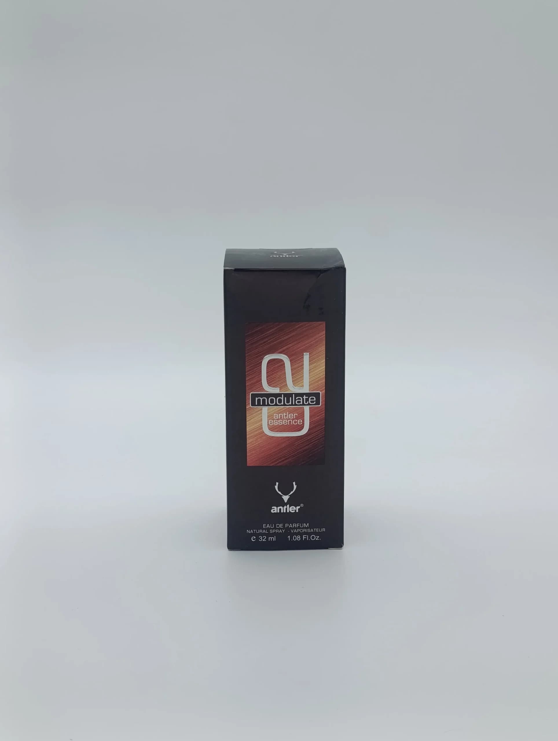 ادو پرفیوم جیبی اسپرت انتلر Antler مدل اسنتریک مولکول 02 Molecule حجم ۳۲ میل | تند و شیرین آمبروکسان — تصویر ۳