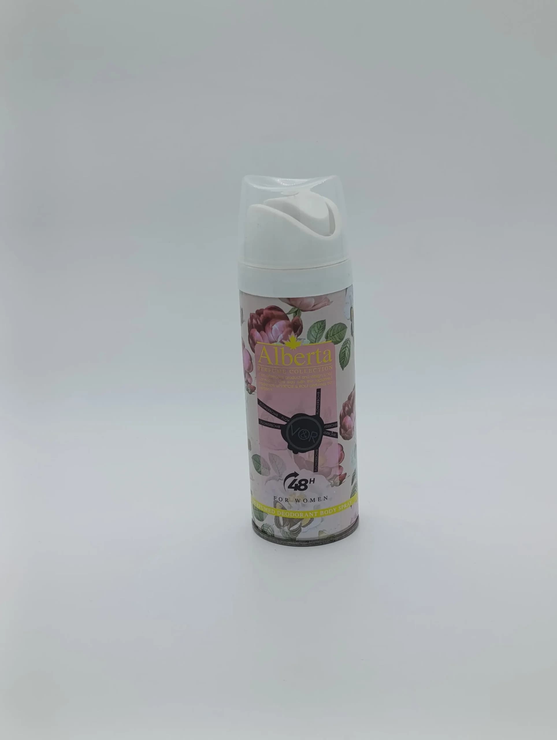 اسپری خوشبو کننده و ضد تعریق بدن زنانه آلبرتا Alberta مدل ویکتور اند رولف فلاور بمب Flowerbomb حجم ۲۰۰ میل | گرم و شیرین گلی پودری
