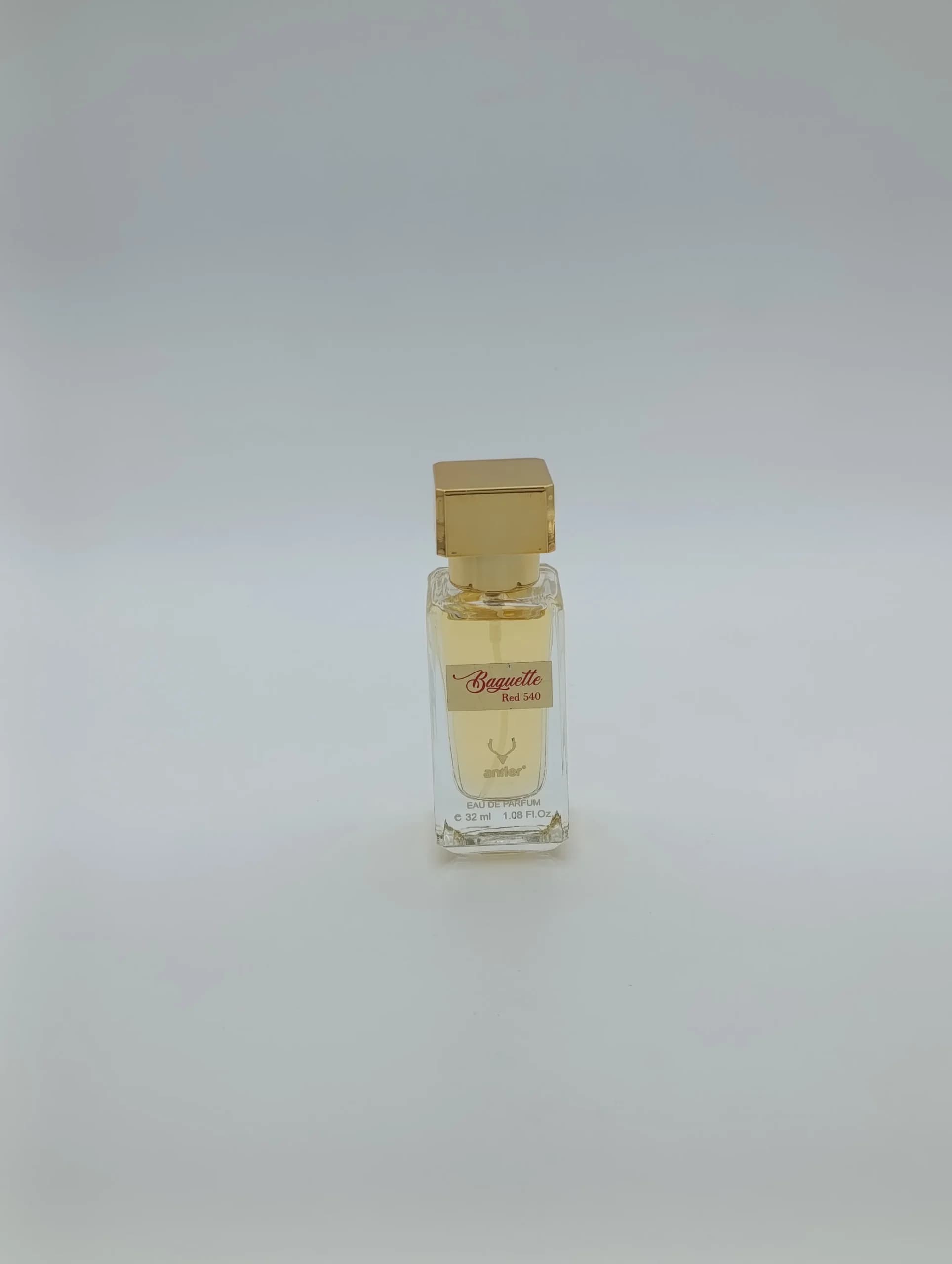 ادو پرفیوم جیبی اسپرت انتلر مدل باگت رد 540 Antler Baguette Red 540 حجم ۳۲ میل | گرم و شیرین کهربایی زعفرانی (اورجینال) — تصویر ۲
