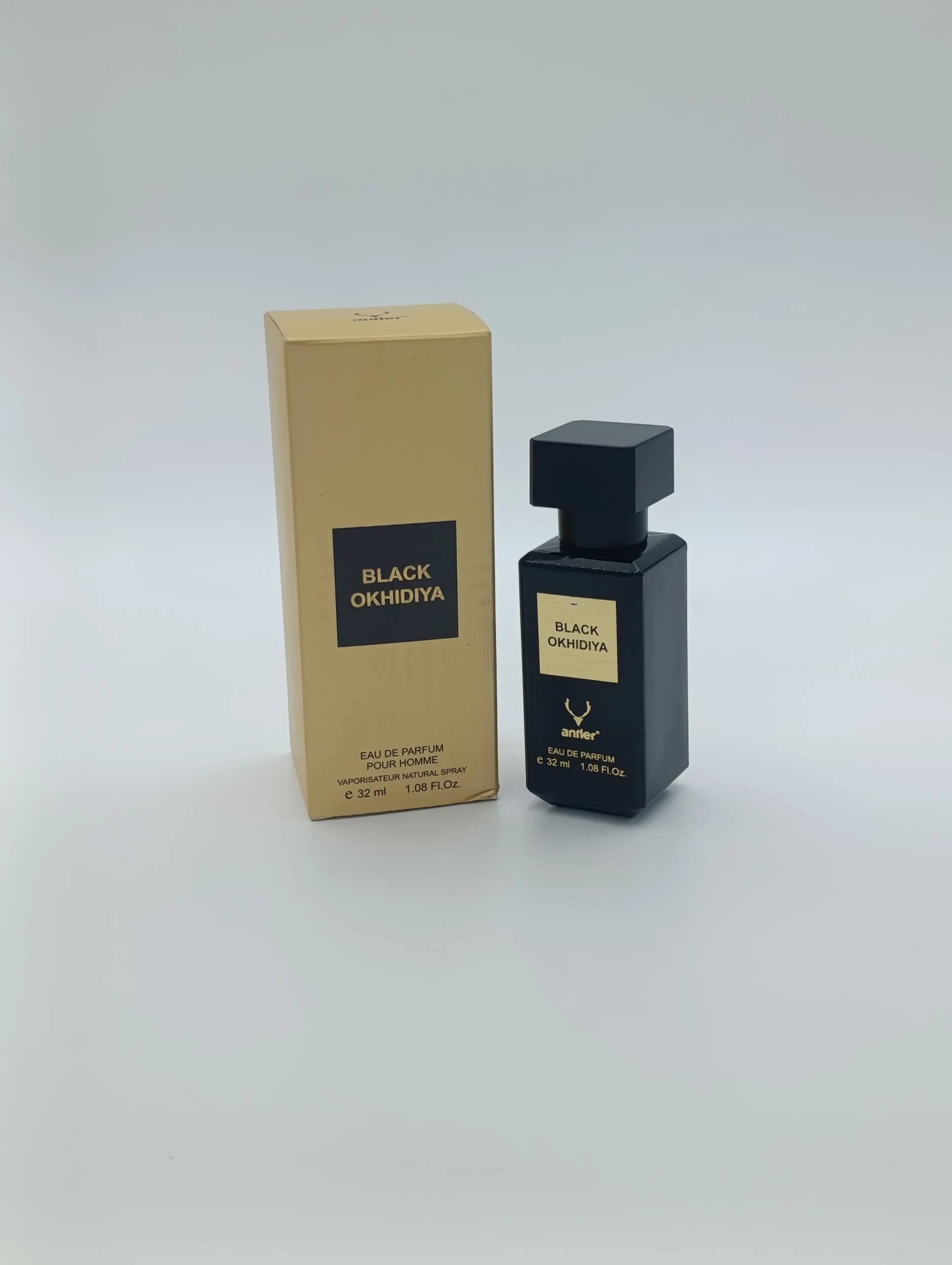 ادو پرفیوم جیبی اسپرت انتلر مدل بلک ارکید Antler Black Okhidiya حجم ۳۲ میل | گرم و شیرین شرقی شکلاتی لوکس (اورجینال)