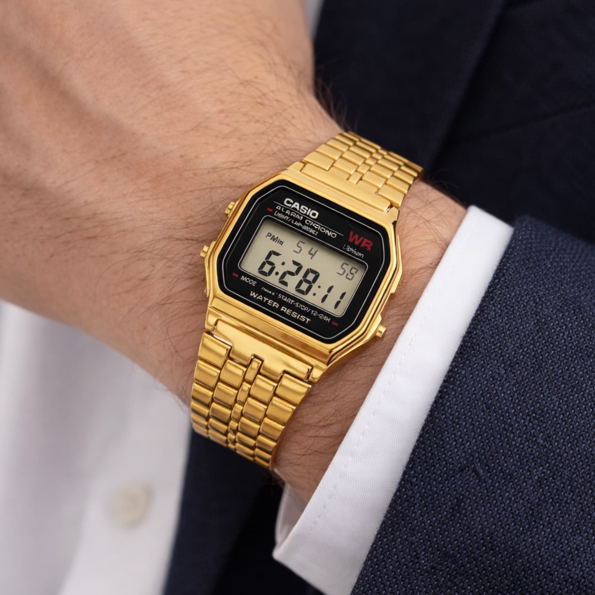 ساعت دیجیتال کاسیو CASIO نوستالژی طلایی — تصویر ۸