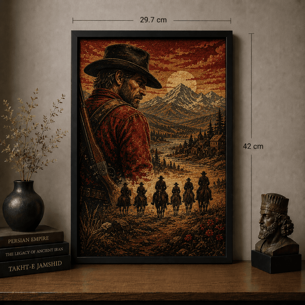 تابلو فرش بازی Red Dead Redemption 2 | کد 5002