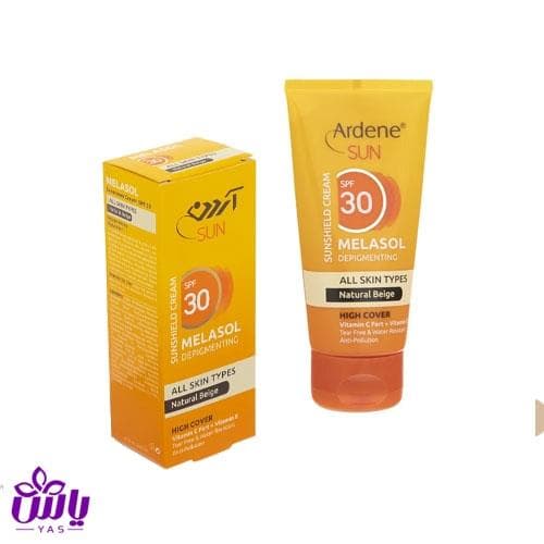 کرم ضد آفتاب SPF30 آردن بژ طبیعی مناسب انواع پوست حجم 50 میلی لیتر