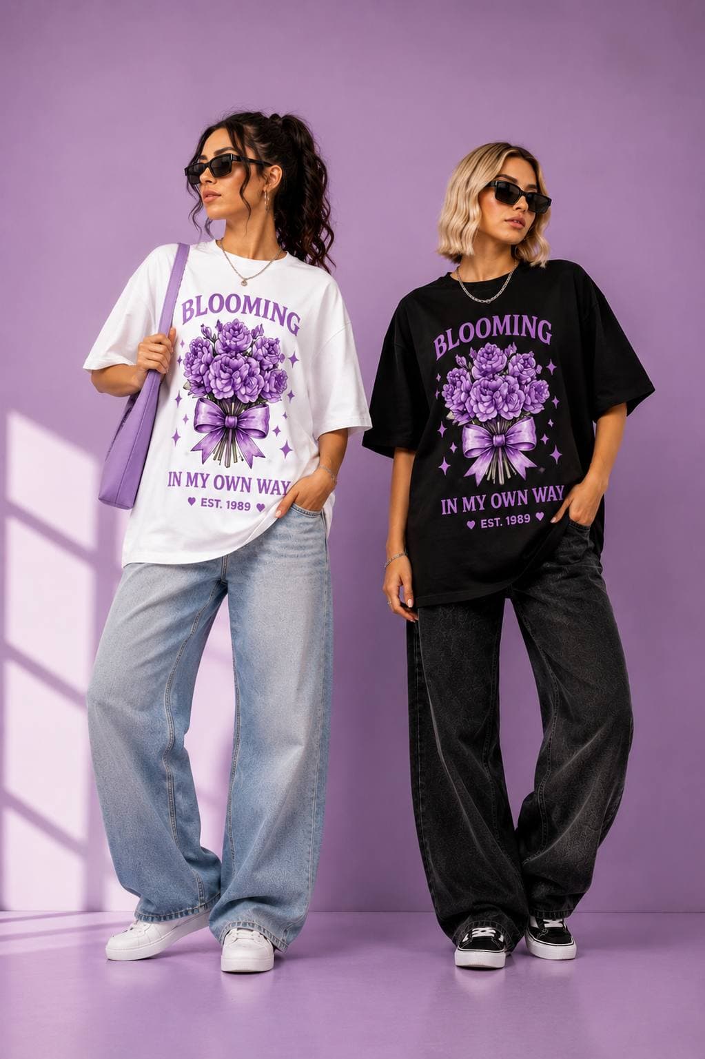تیشرت طرح Blooming گیفتیکس | کد 2109