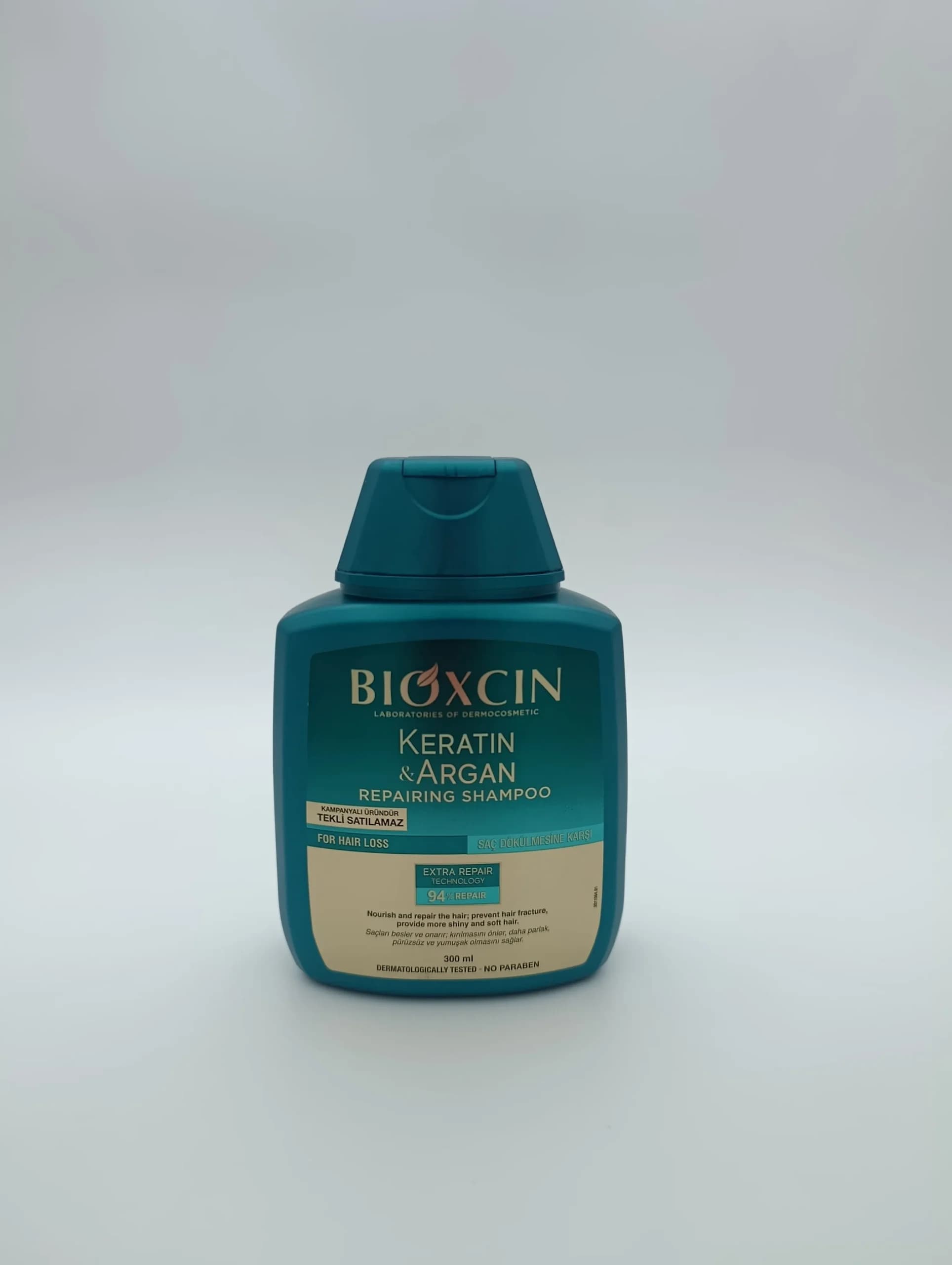 شامپو کراتین و آرگان بیوکسین Bioxcin حجم ۳۰۰ میل | ترمیم‌کننده فوق‌العاده قوی و ضد ریزش (اصل)